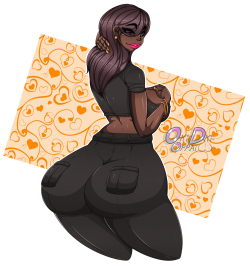 Oki-Doki-Oppai:  Gift For My Good Friend @Deztyle Of His Character Jessi I Hope You