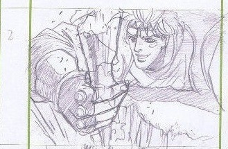 jojowiki:  I’m really surprised I haven’t seen anyone say anything about this yet, but I just found a lot of storyboard art from Studio A.P.P.P. for both Phantom Blood (the 2007 movie, I believe) and Battle Tendency (Which I think, maybe they had