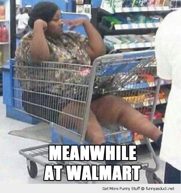 People at walmart