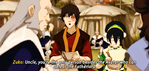 unicornships:Oh ObliviousLord Zuko….you should really hear yourself sometimes.