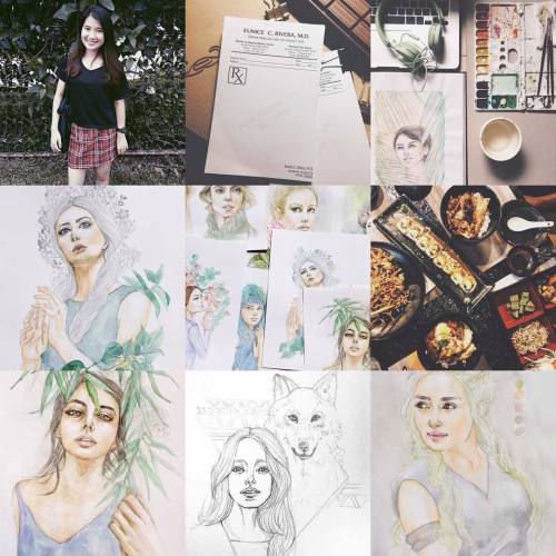 Joining the bandwagon&hellip;Good riddance, 2️⃣0️⃣1️⃣6️⃣!!! #2016bestnine #art #watercolor #vsco