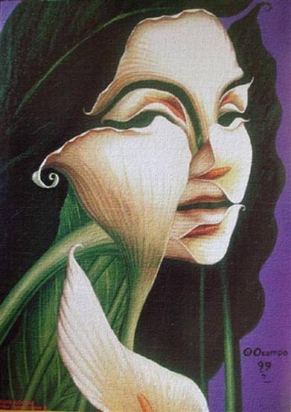 Octavio Ocampo, The Lily Woman, 1999