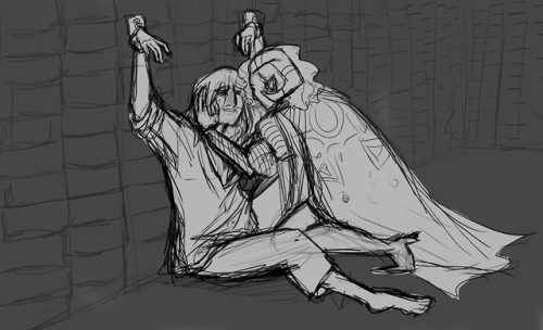 minky-for-short - sketch of a scene from chapter 7 of my...
