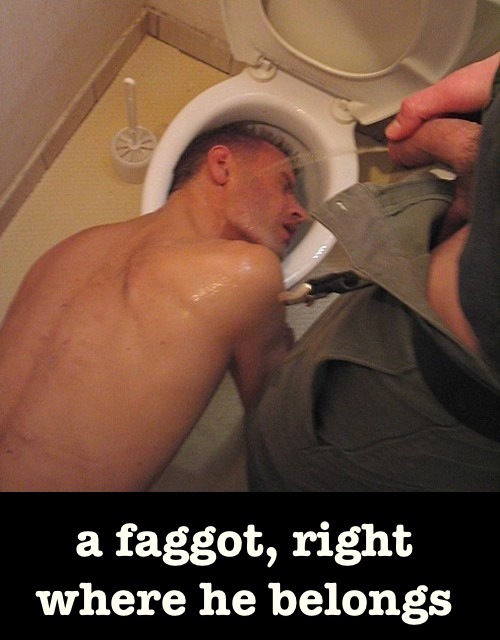 nakedmaleslave:  ALL FAGS SHOULD LIKE AND REBLOG THIS. 