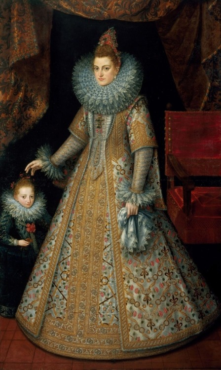 The Infanta Isabella or Isabel Clara Eugenia, Archduchess of Austria and ruler of the Spanish Nether