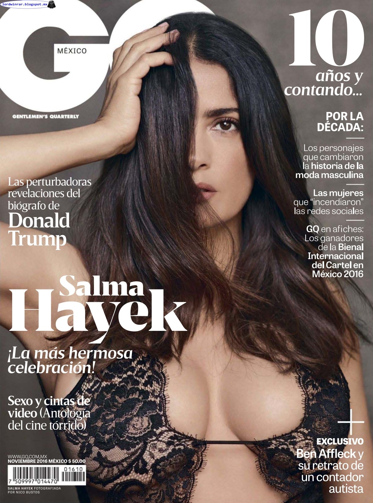   Salma Hayek - GQ Mexico 2016 Noviembre (27 Fotos HQ)Salma Hayek semi desnuda en