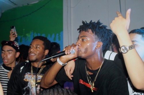 upandon1:  PLAYBOI CARTI AKA CA$H CARTI & A$AP ANT AKA YG ADDIE PHOTO BY BART HUFS