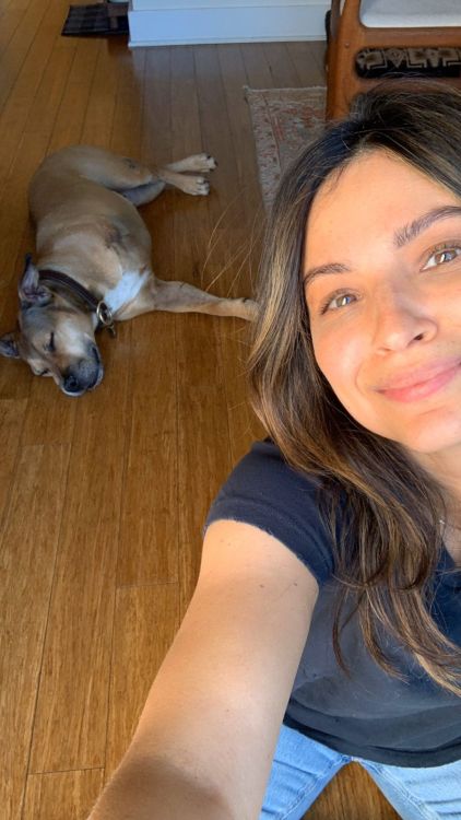 Floriana Lima and Bella — Instagram story, April 14