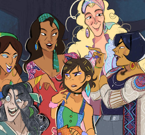 hahanken:A couple days ago i finished reading The raven king and i just had to draw the women of 300