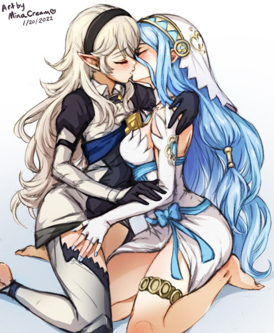 Sex #834 F!Corrin x Azura (Fire Emblem Fates)Support pictures