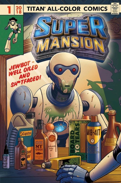 SUPERMANSION #1 (OF 2)Writer Barry Hutchinson Artist Jake Elphick Publisher: Titan ComicsFC, 48pp, $