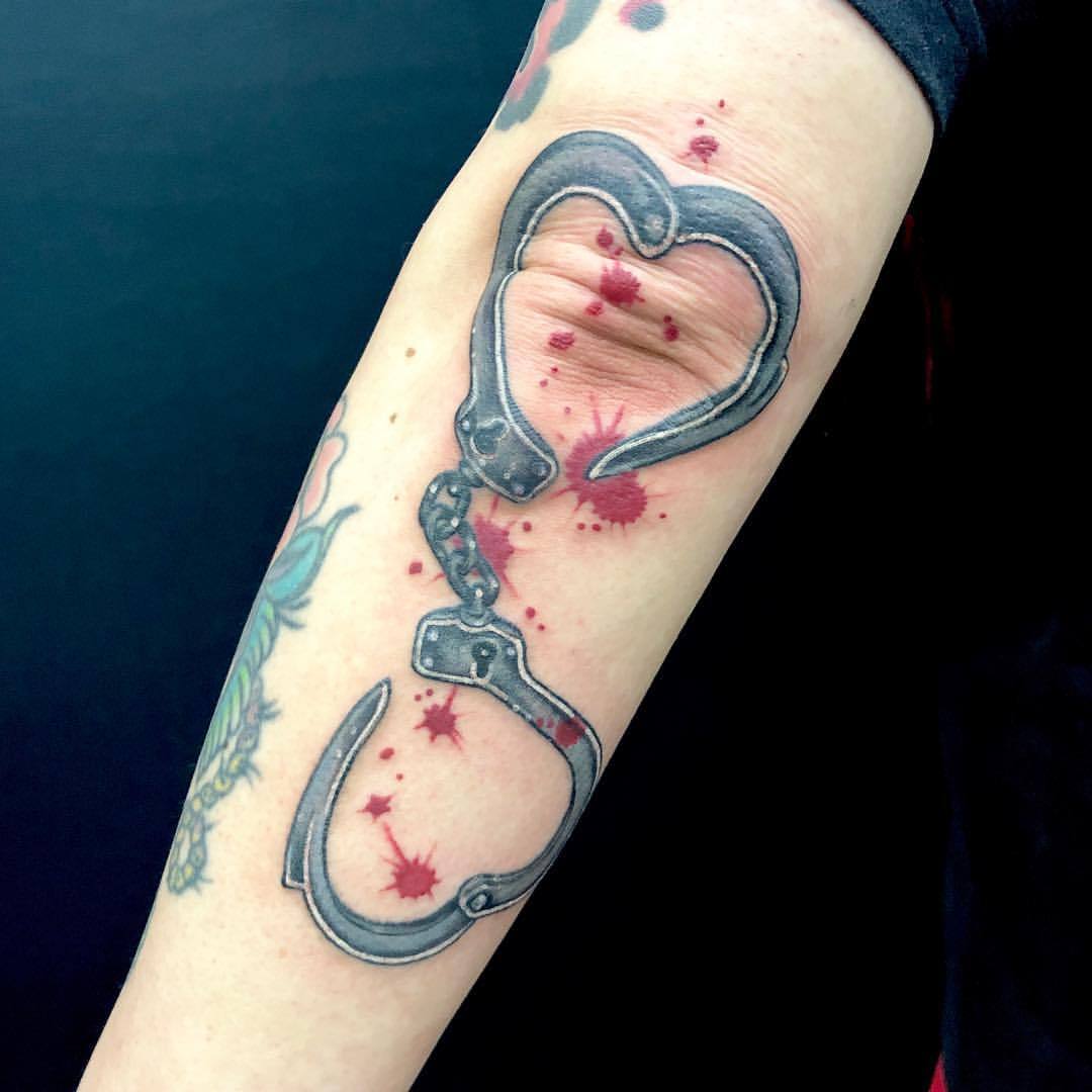 Reikotattoo 手錠 Handcuffs Tattoo Reikotattoo
