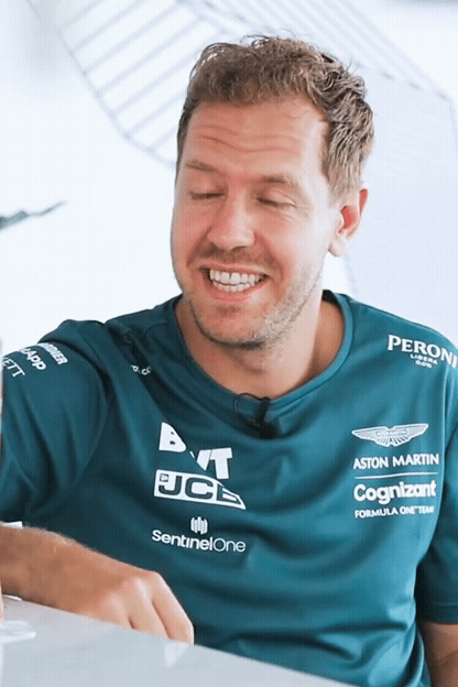 #ADrinkWithSebastian Vettel