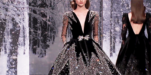 Ziad Nakad Haute Couture Fall Winter 2017-2018: The Snow Crystal Forest
