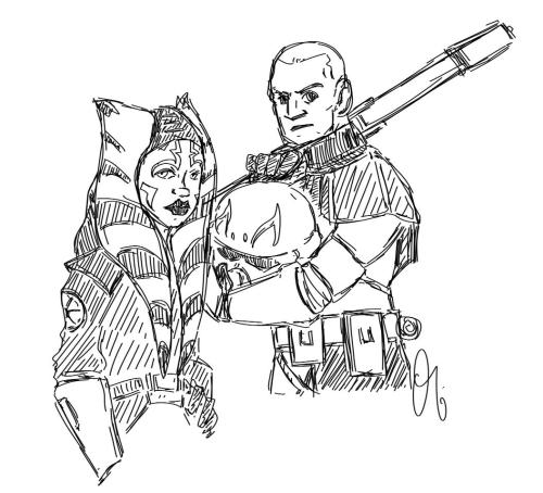 ollikah:OK But what if…WHAT IF…Inquisitor Tano and Purge Captain Rex for a darkside!au??