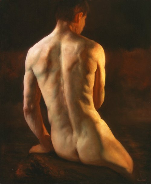 hadrian6:  Seated Male Nude. 2005. Steven