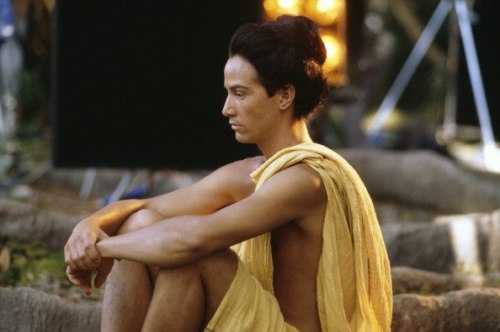 thatqueerwandering-earthchild:  ohthentic:  keanuquotes:Little Buddha stills.  Via VK.com  Oh  How I imagine Lord Dionysos appeared before the people of Thebes 