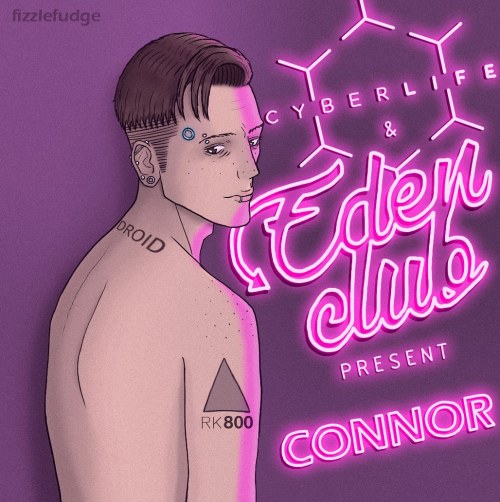 Connor as an exclusive Eden Club android, because let’s be honest; he’s just as sexy as the Traci’s 