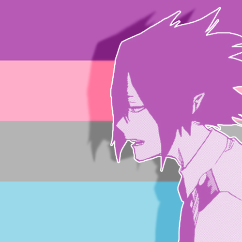 mlm-kiri: Lesbian and nonbinary lesbian Amajiki icons requested by Anon!Lesbian flag by @apersnicket
