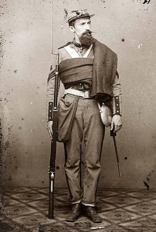 thecivilwarparlor:The Bayonet -Cold SteelThe Civil War Bayonet was nothing more than a sharpened pie