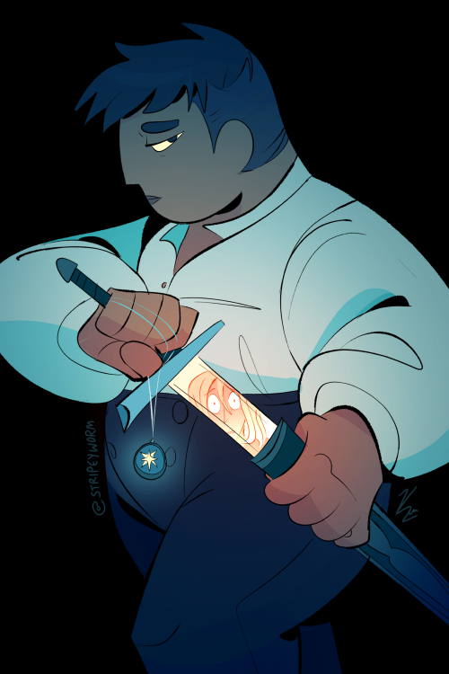 “It’s always You…”More drawings for That AU (Knife Rivals to Lovers?). I’m just having a lot 