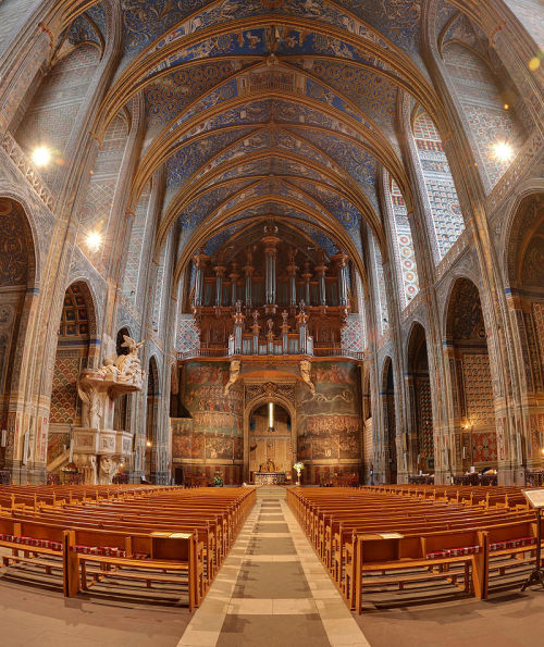 vintagepales:Albi Cathedral, France