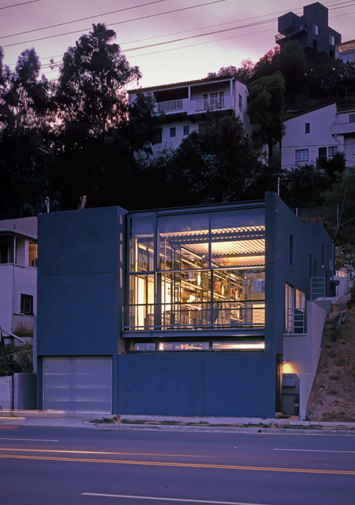 ofhouses: 935. Wes Jones /// Rob Brill Residence and Studio /// Silverlake, California, USA /// 1998
