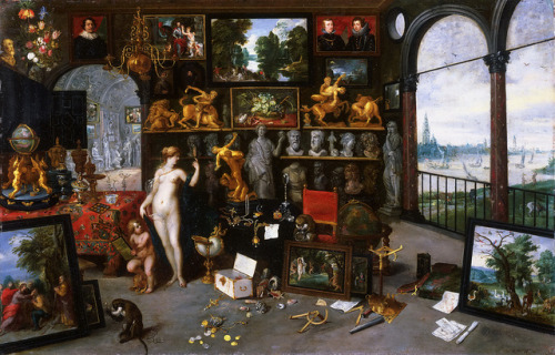 gandalf1202: Jan Brueghel the Younger - Allegory of Sight (Venus and Cupid in a Picture Gallery) [c.