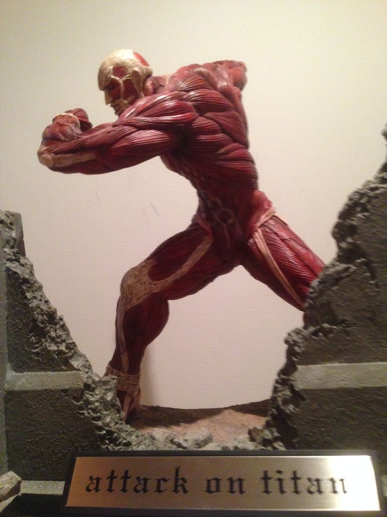 Isayama blogged that he received his own Colossal Titan, via the Ultimate Modeling