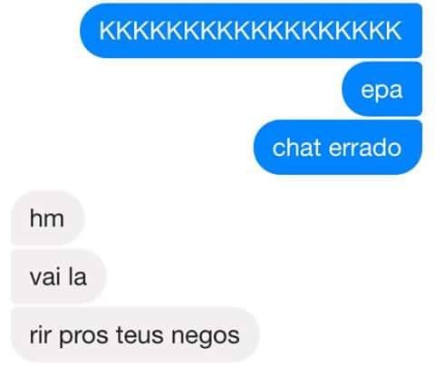 Acabou o caô