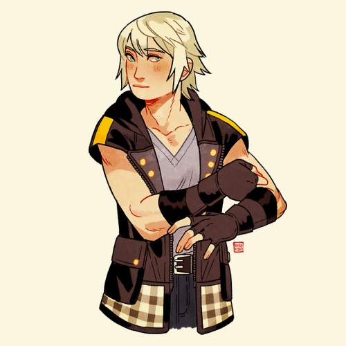 The amount of plaid on Riku’s new threads has my personal lesbian seal of approval. 