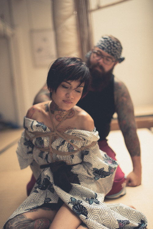 strictly-nawa-kitsune:  Sweet session with Kitiza and AlexRopes : DirtyVonP - Model : KitizaPics : Nawa Kitsune 