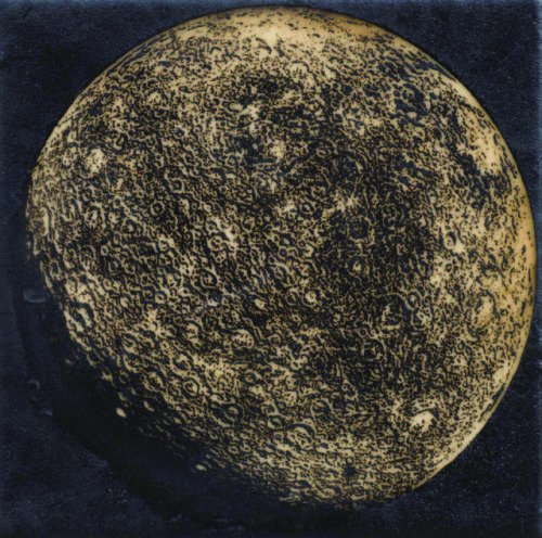 José María Cano (Spanish, b. 1959, Madrid, Spain) - Luna, 2015  Wax Painting