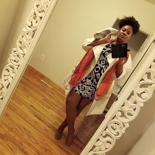 SPOTTED! @acmoore9 sparkling in @kellyaugustineb&rsquo;s &ldquo;High Lights&rdquo; Dress