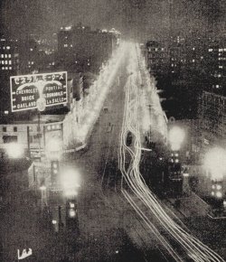 furtho:Night scene, Ginza, Tokyo, 1920s/30s