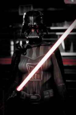nerdybodypaint:  Darth Vader body paint by