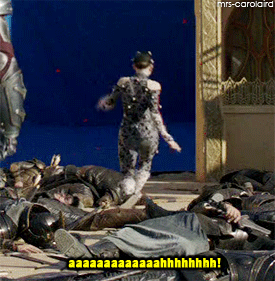 mrs-carolaird: Thor Ragnarok bloopers - Cate Blanchett as Hela “This whole thing is a fucking mess T