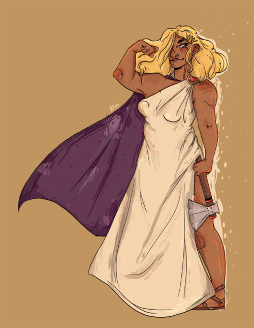 apollinaresart:Virgil’s Camilla, commissioned by @tibgracchus​[commission info]