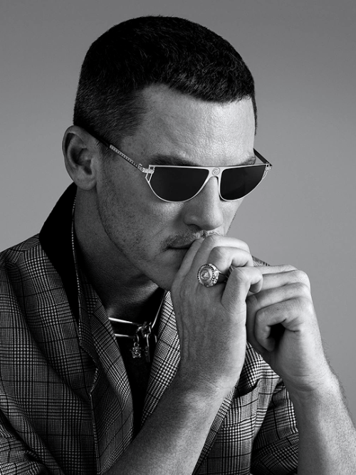 ludi-lin:Luke Evans photographed by Mert and Marcus for Versace Eyewear (2019)