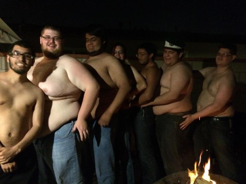 kumohaku92:  Partying hard with the comrades on my 23rd birthday. We might have had