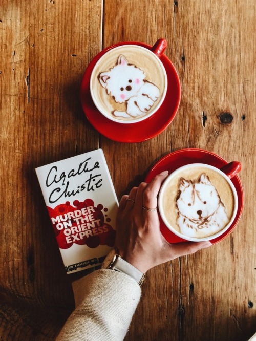 triflingthing:mystery novels & pupper lattes 