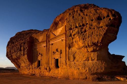 Mada’in Saleh Rock Tomb, Saudi Arabia.