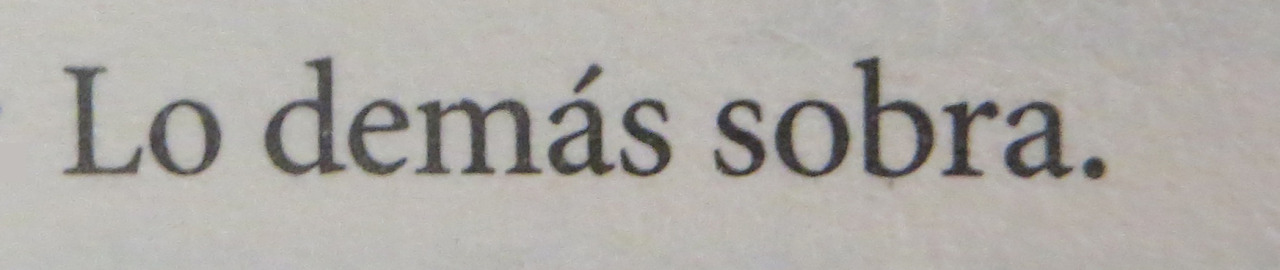 "El tiempo pasa.¡Tic! ¡Tac! ¡Tic! ¡Tac!"