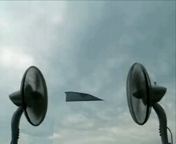 A Perfect Aerodynamic Balance That Makes The Paper Plan To Float…