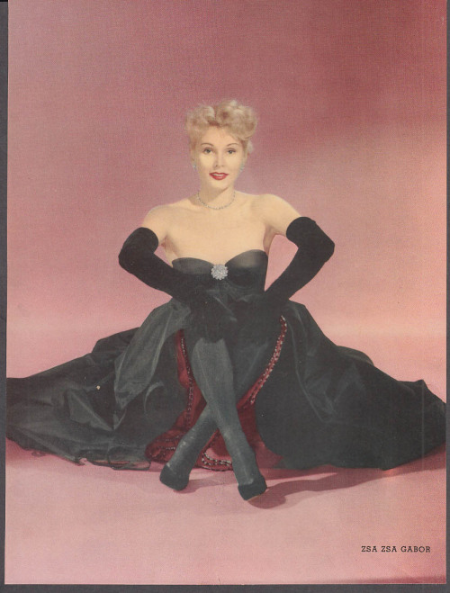  Zsa Zsa Gabor by John Engstead 1953