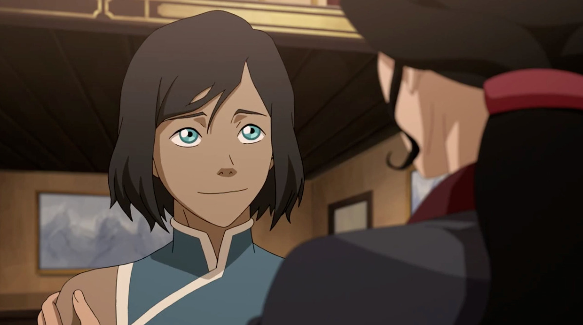 dogstar07:  what if the reason Asami started tying her hair up is because she likes