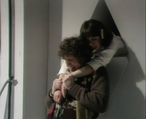 cosmicdragon:“My Sarah Jane…”Sarah Jane Smith and the Doctor —-screen shot take from “The Ark in Spa