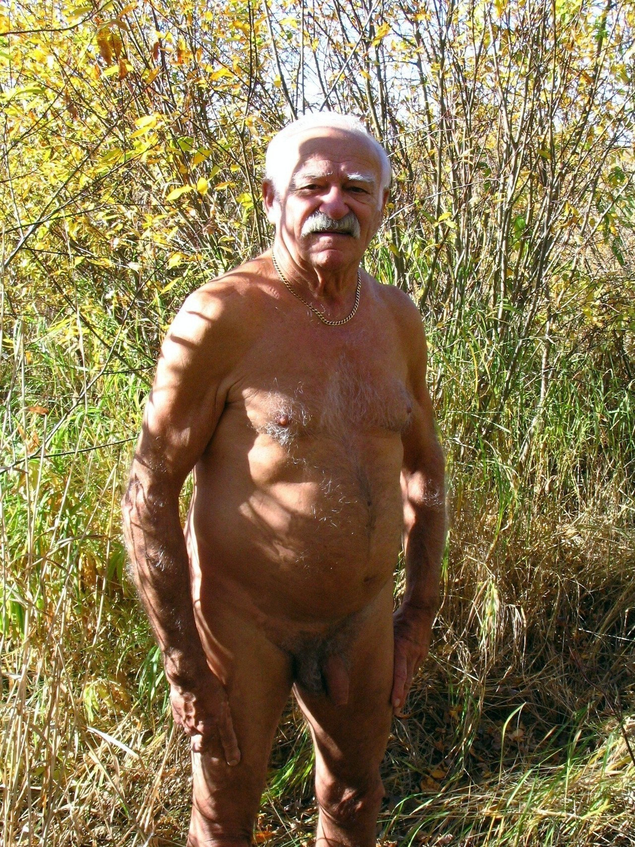 Lovely Naked Grandpa