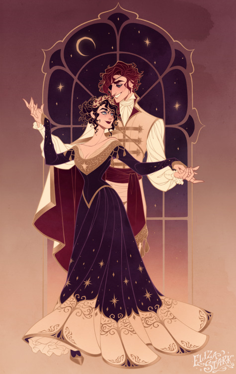 elizastarkart:prom queen and king of the Vesuvia winter ball (where we’ll stay just long enough to s