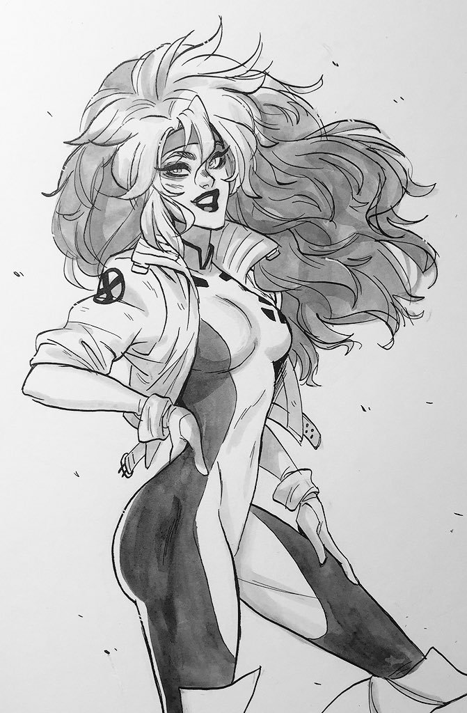 grimphantom2: wwprice1: Rogue by Babs Tarr. Sexy Rogue  &lt;3 &lt;3 &lt;3